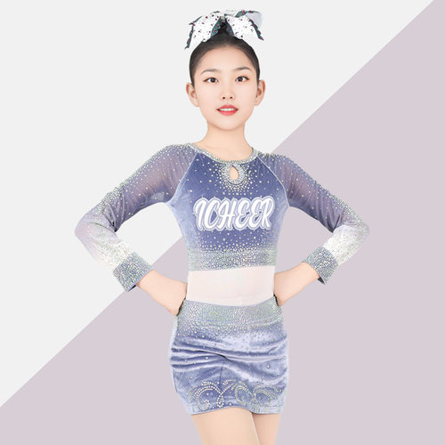 校园运动会啦啦操演出服新款儿童拉拉队表演服定制啦啦操比赛服