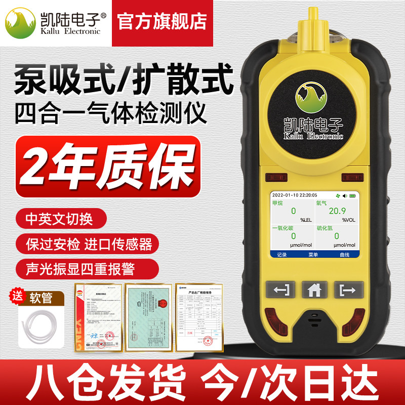 便携气体检测仪泵吸式气体检测仪图片