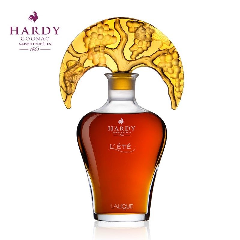 新品贺迪hardy法国原装进口洋酒四季系列夏露干邑白兰地700ml单支