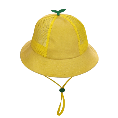 网眼幼儿园亲子小黄帽定制logo