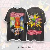 飞天小女警初恋风校园街拍周边短袖 赫赫大满贯 可爱无上限 T恤