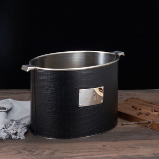 出口俄罗斯白鲸伏特加品牌鲟鱼不锈钢冰桶BELUGA香槟红酒啤酒桶