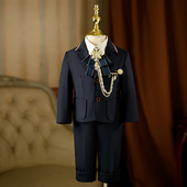 痞帅儿童礼服高端走秀潮服韩版 2026新款 西服炸街 休闲套装 男童西装