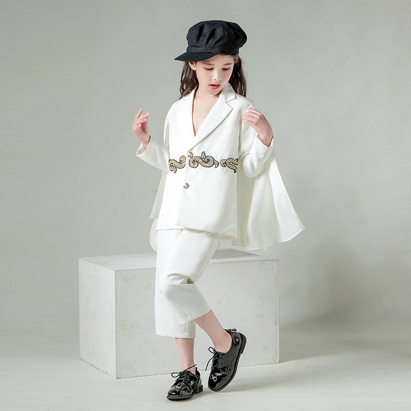 新款气质时尚风晚礼服儿童西装