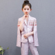 表演服装 女童西装 儿童礼服走秀模特时装 2026新款 t台演出服潮 套装