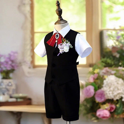 男童西装套装高端礼服主持人