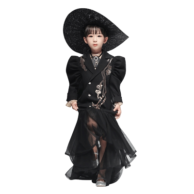 女童礼服气质儿童鱼尾裙演出服