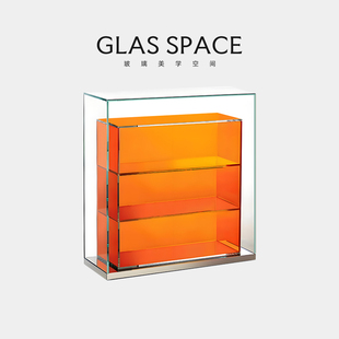 GLAS 饰陈列柜 SPACE玻璃柜现代简约手办展示柜子包豪斯客厅家用装