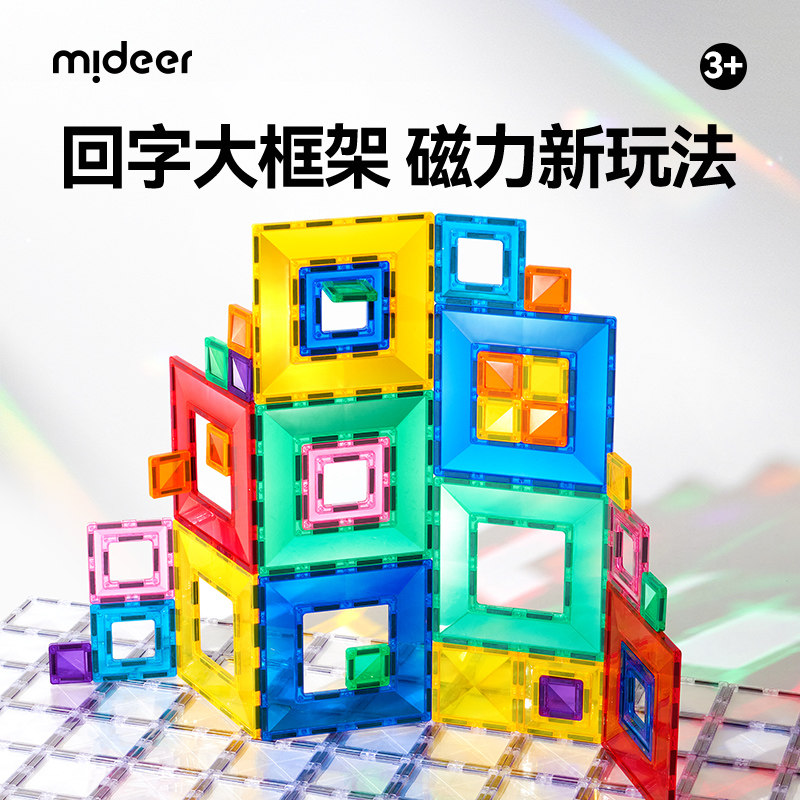 mideer弥鹿回形框磁力片