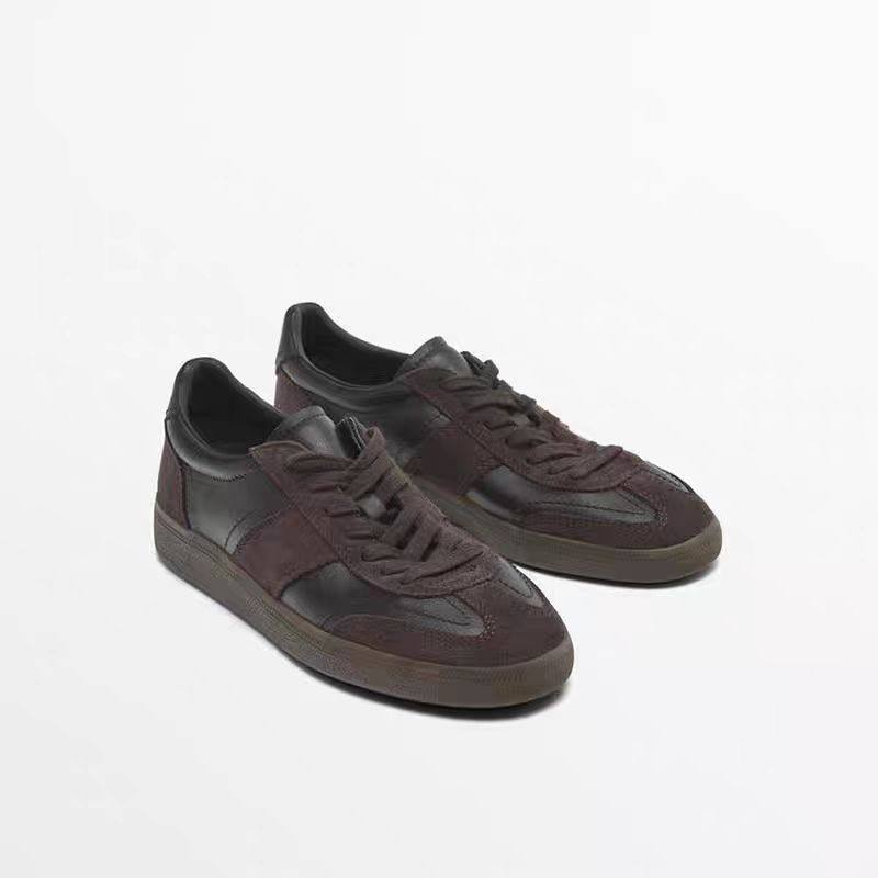 西班牙MD女鞋新款运动板鞋德训鞋拼接系带平底防滑跑步鞋,女鞋,德训鞋,淘宝优惠券,粉丝福利购,淘宝优惠卷