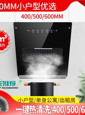 小型公寓抽油烟机侧吸式400mm50cm小尺寸单灶出租房简易吸油烟机