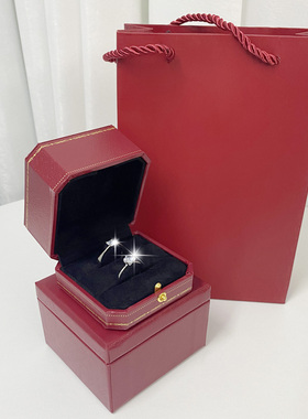 【气质仿真假对戒情侣戒指】