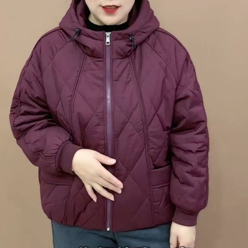 2026秋冬休闲妈妈棉服上