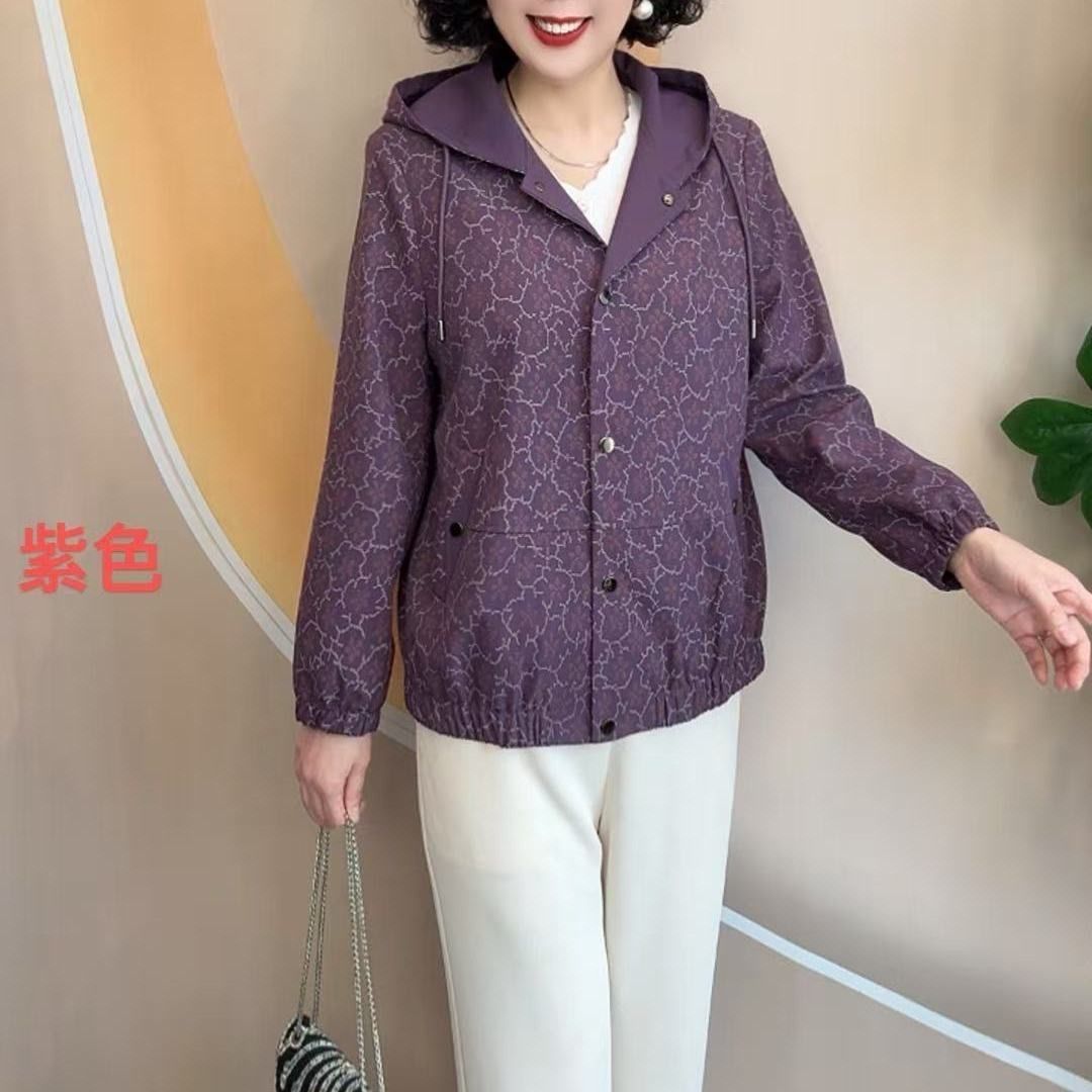 加衬中老年爆款女士连帽2
