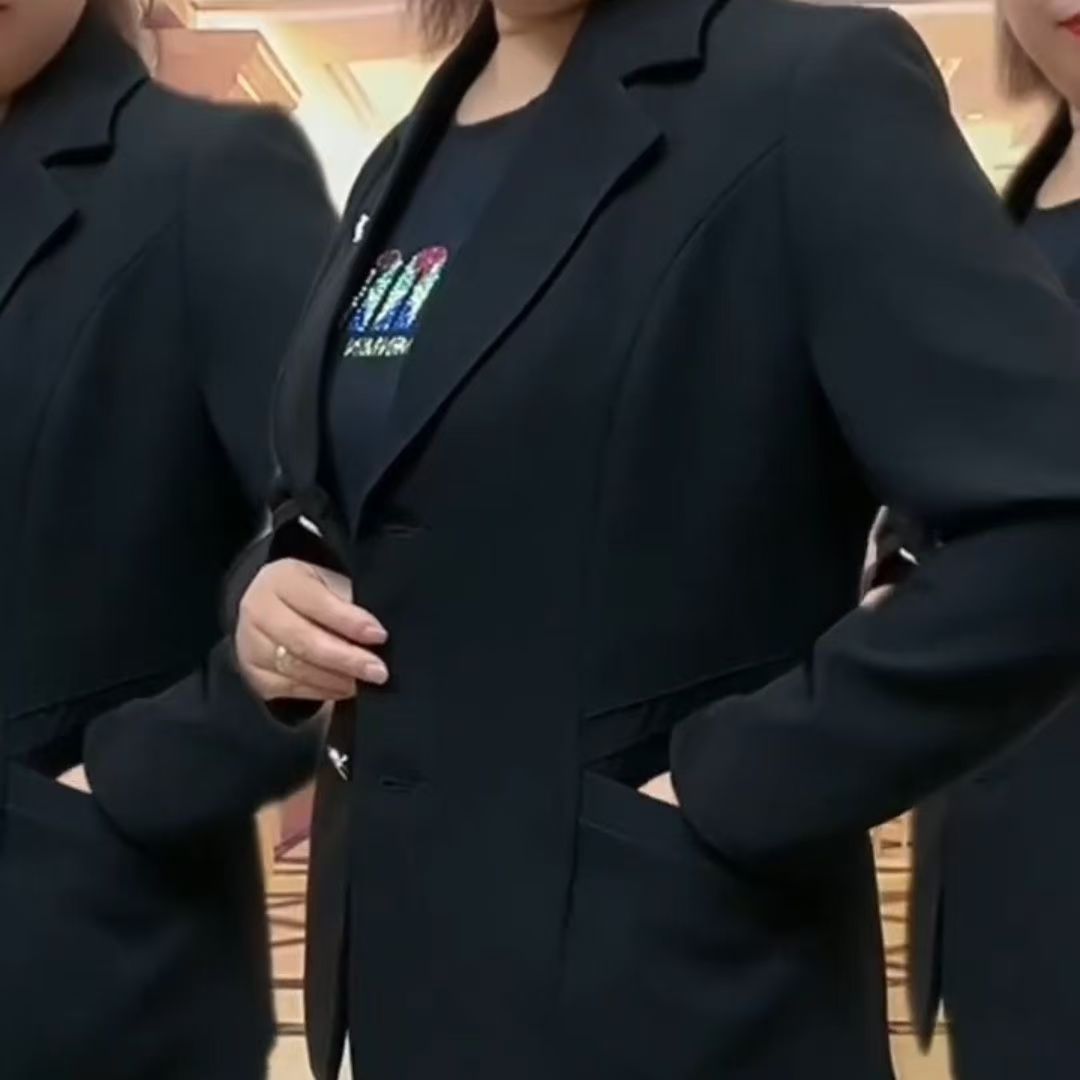 春秋西服时尚高档洋气显