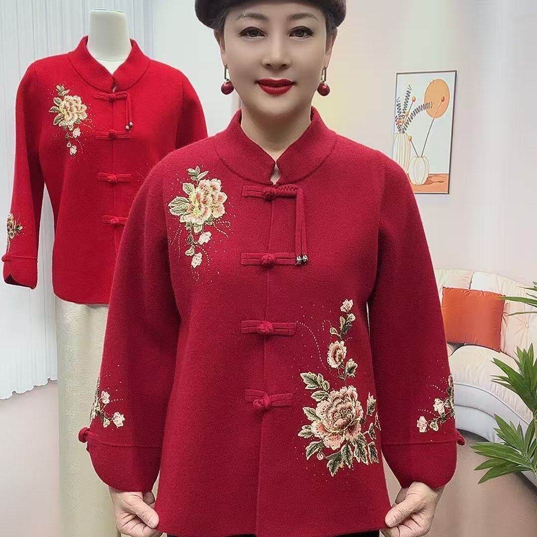 针织开衫外套毛衣上衣中