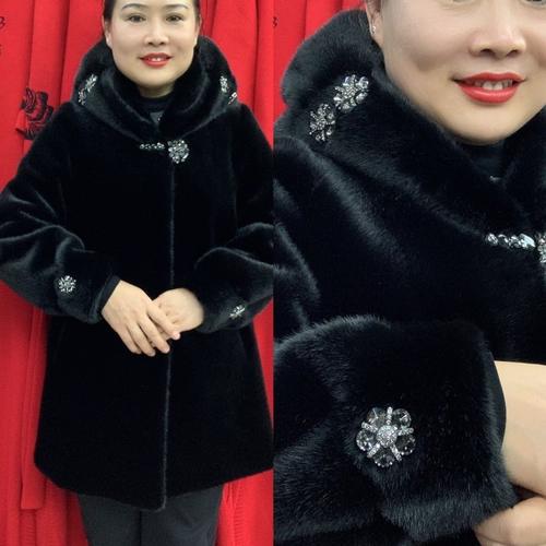 冬季装中长款时尚水貂加