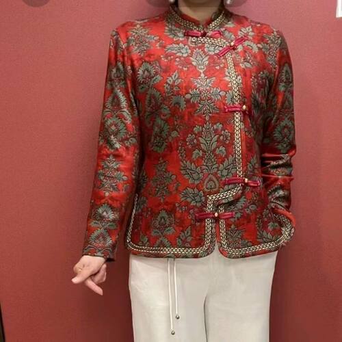 秋冬新款立领盘扣双面绒
