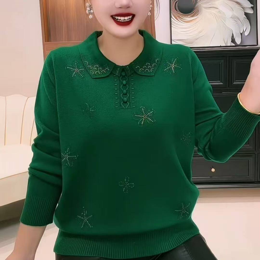 妈妈装秋冬针织长袖时尚