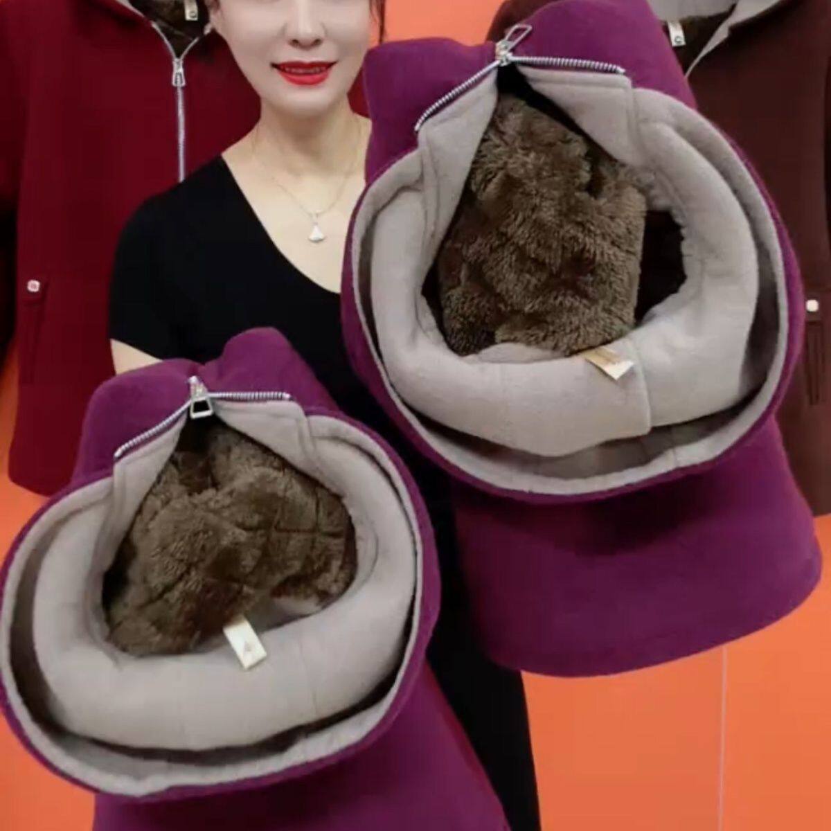 冬季新款连帽外套气质女