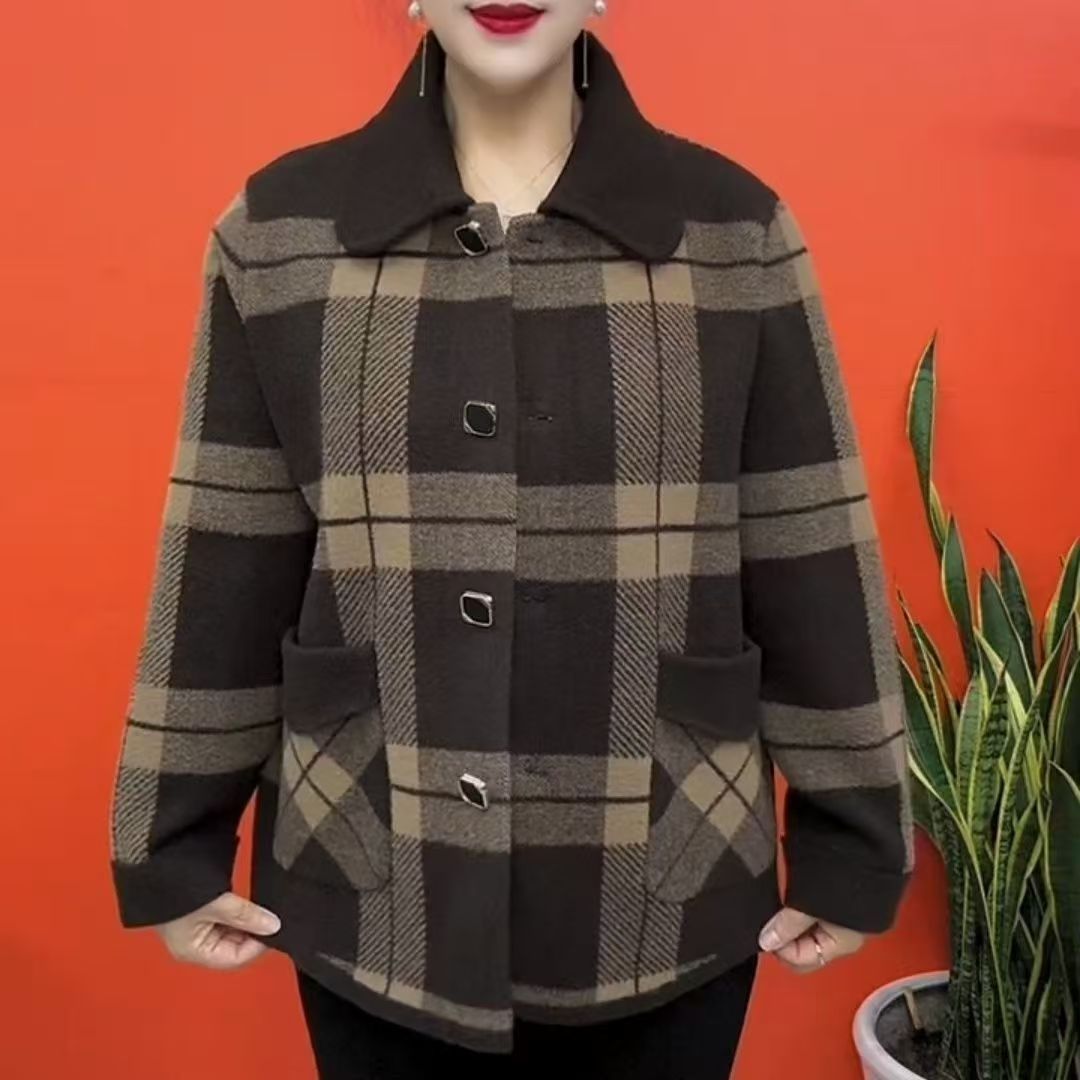 妈妈外套中老年2026秋冬