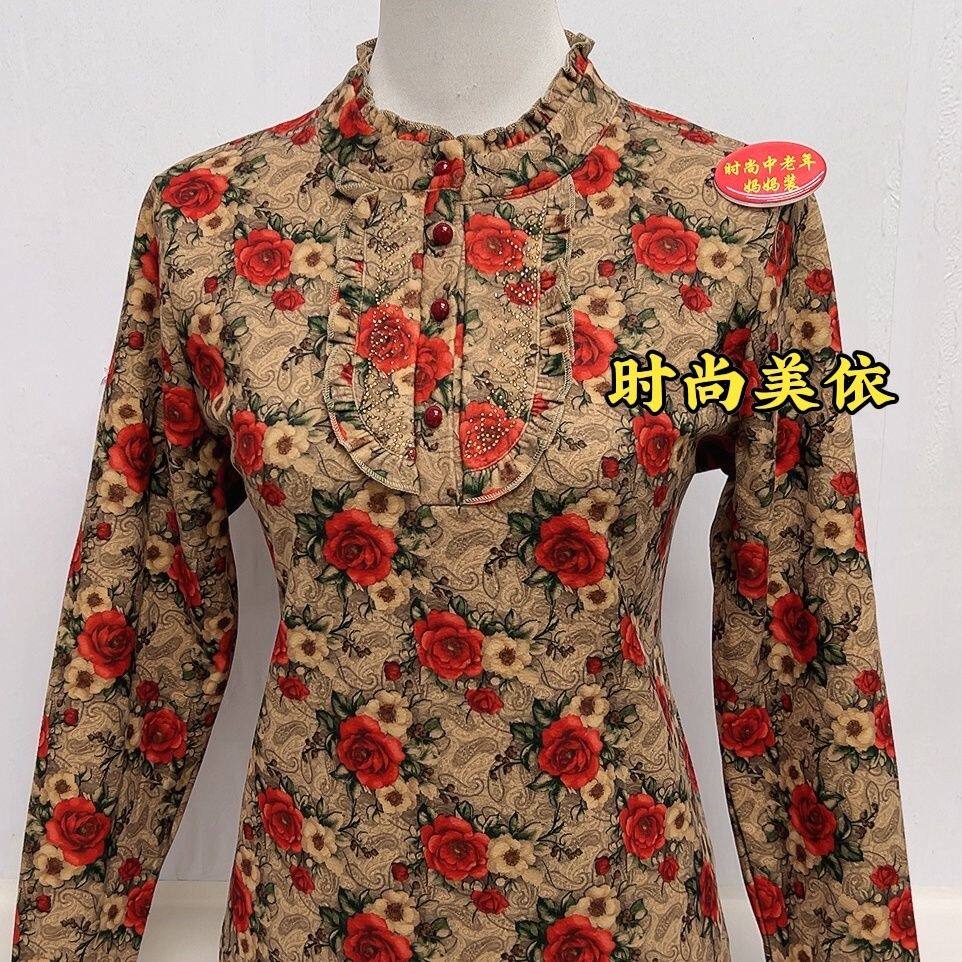 秋冬新款一体绒花边套头