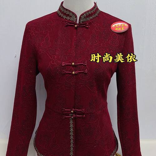 秋季新款不加绒提花复古