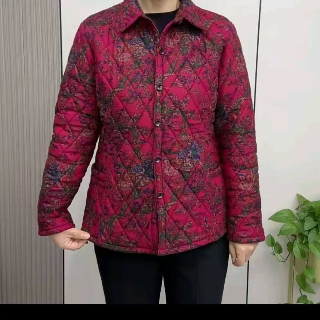 2026秋冬新款薄款棉服翻