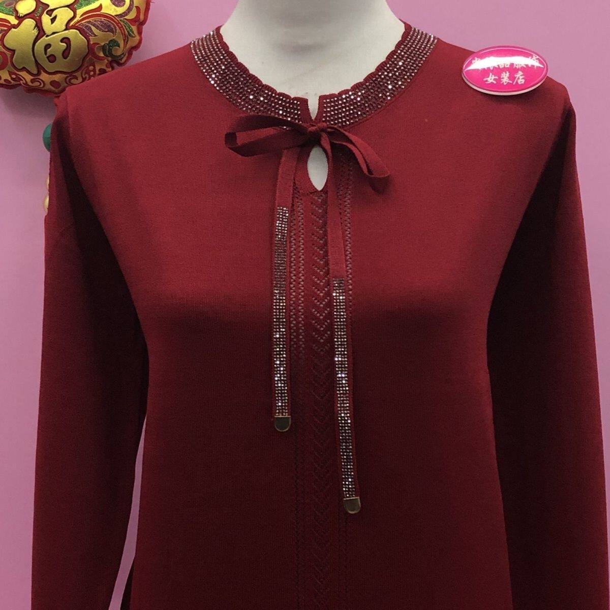 秋冬款圆领长袖时尚套头