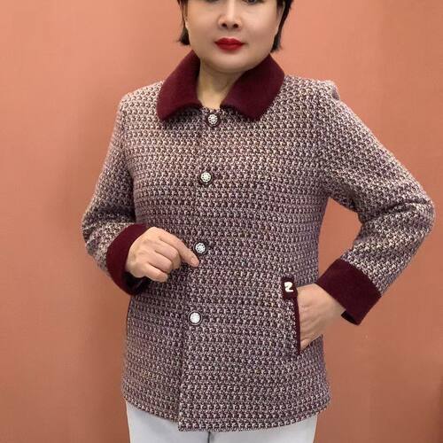 妈妈春装小香风外套女202