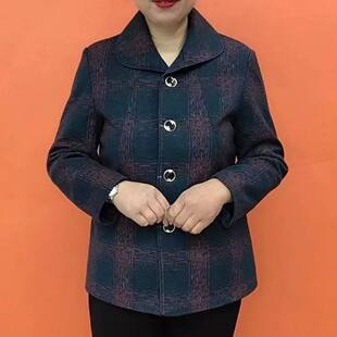 气奶奶装 春秋中老年人新款 上衣老太太洋26款 外套衣服秋装 妈妈女装