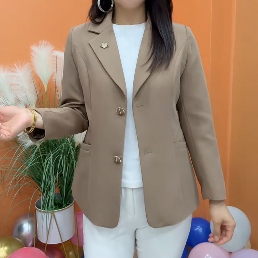 妈妈小个子西装外套2026
