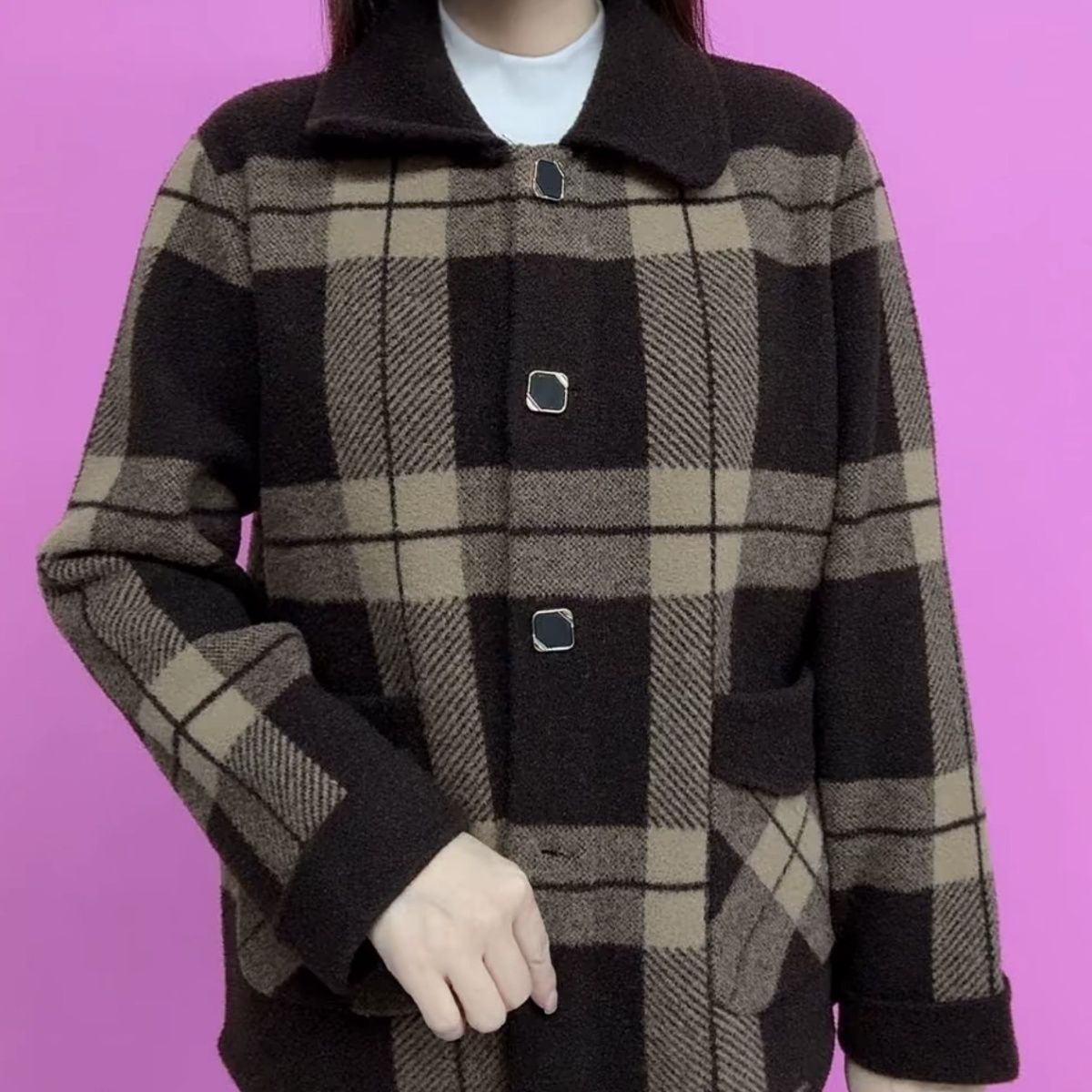 中老年女士秋冬妈妈宽松