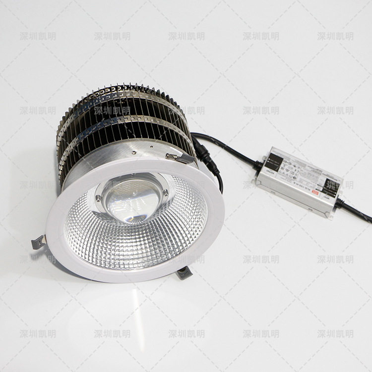 300w led筒灯内嵌式明伟电源150w 100w防眩光高配置大灯 商用孔灯
