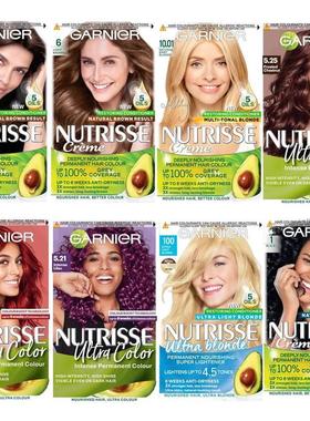 法国Garnier Nutrisse Permanent Hair Dye Blonde Brown