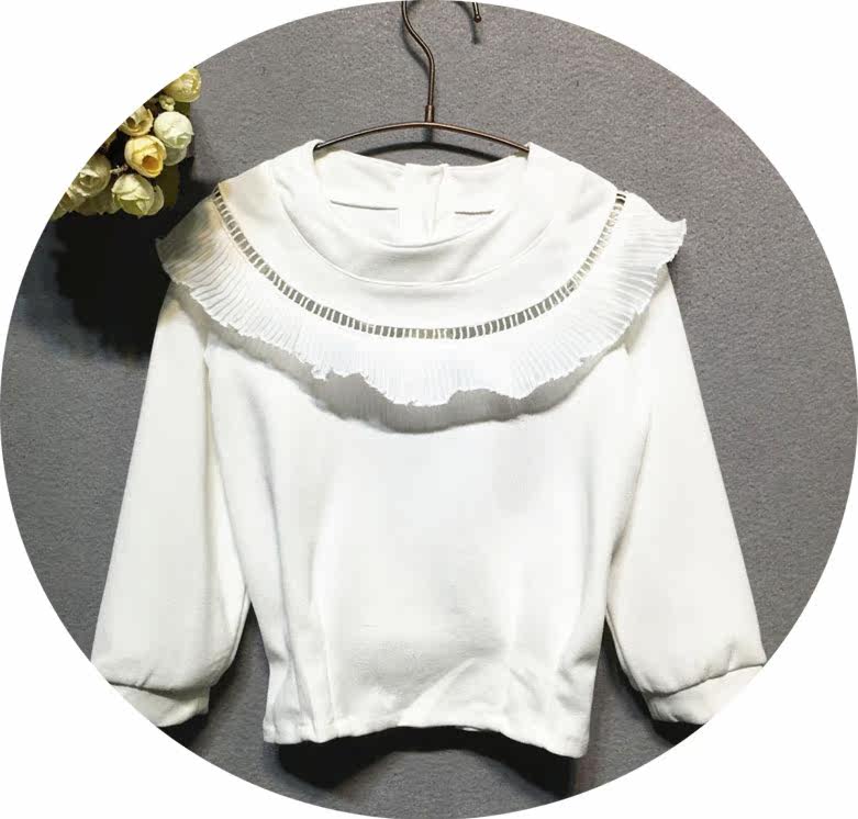 Chemise fille à manche longue en coton - Ref 2085927 Image 4