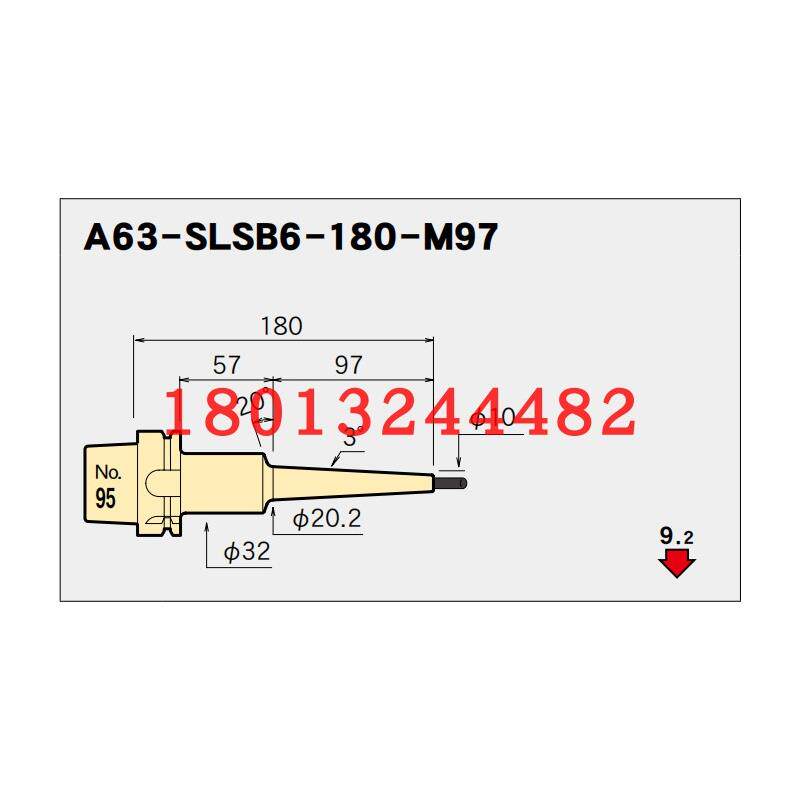 日本MST热装刀柄A63-SLSB