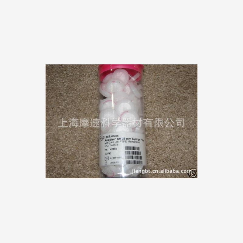 pall PTFE膜Acrodisc针头过滤器，25mm货号 4219