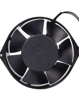 15055铝框铁叶大风量工控机柜散热风扇 直流风扇 替代EBM 7214N