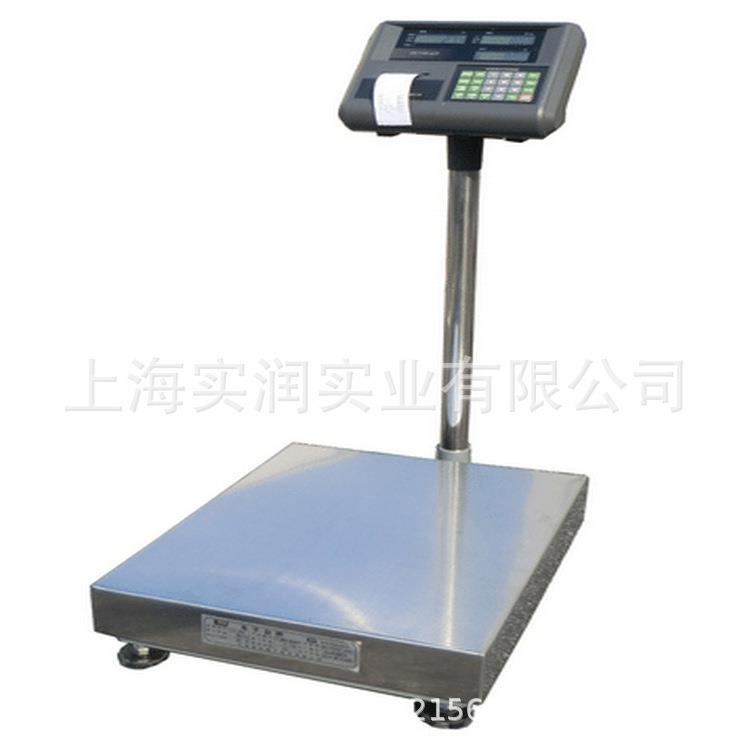 不锈钢电子秤150kg台称100kg200公斤300kg计重计价计数带打印台秤