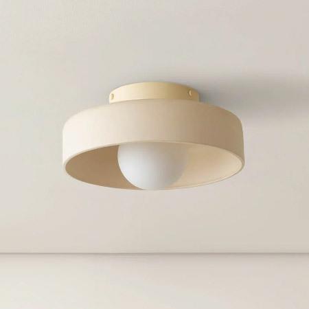 中古风简约现代陶瓷吸顶灯卧室灯北欧创意个性过道阳台玄关灯具