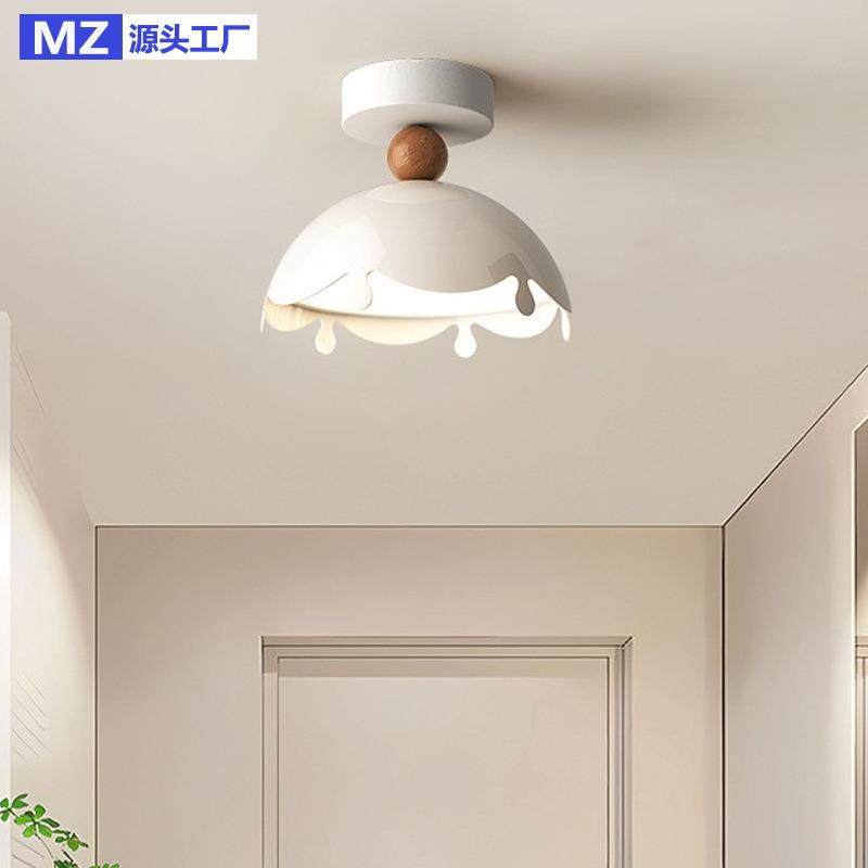 法式奶油风过道吸顶灯2025新款衣帽间创意蛋壳走廊入户玄关阳台灯,包装,五金配件包装,淘宝优惠券,粉丝福利购,淘宝优惠卷