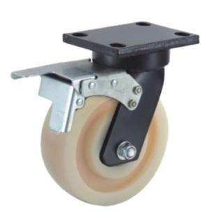 重型MC尼龙轮 工业货架轮推车平底轮6/8/10/12寸定向万向脚轮配件