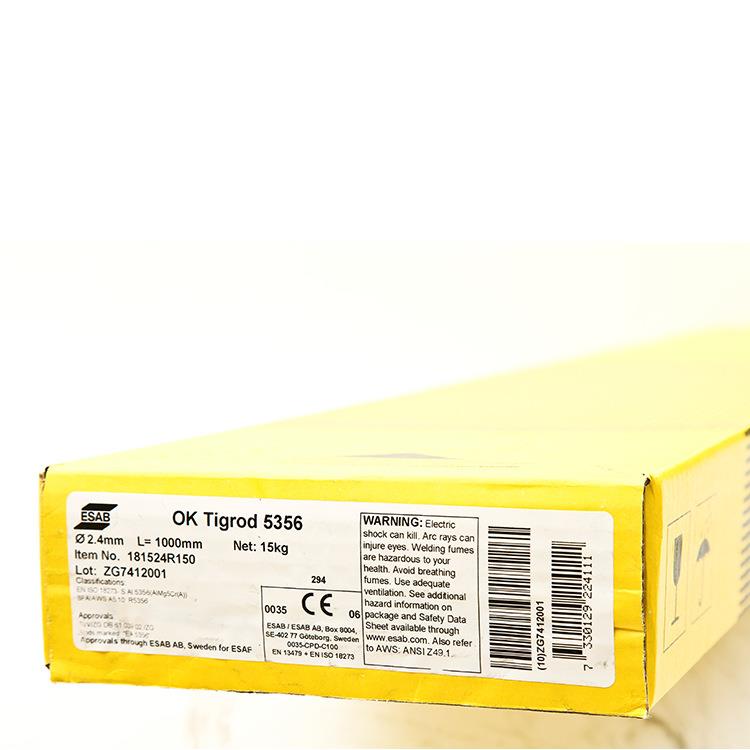 伊萨氩弧焊丝OK Tigrod 5356 2.4铝焊丝ESAB