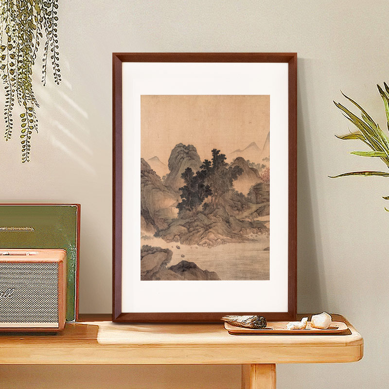 简约实木相框挂墙装裱证书框相片字画A2A3A4框架4K8K海报框可定制