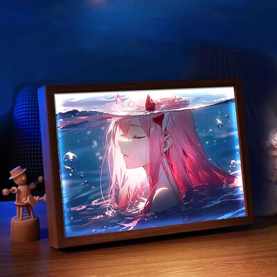 国家队02灯光画鹤望兰手办