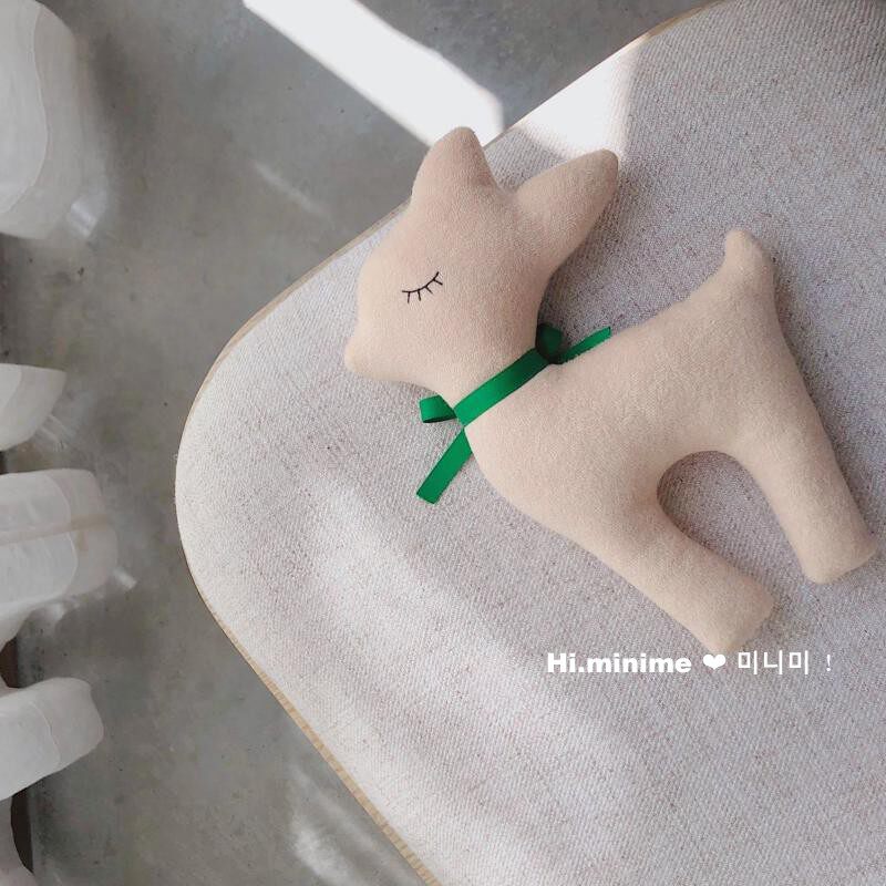 INS 한국식  위안 인형  잠자는 유물  장난감 곰 쥐 밤비 사슴 인형