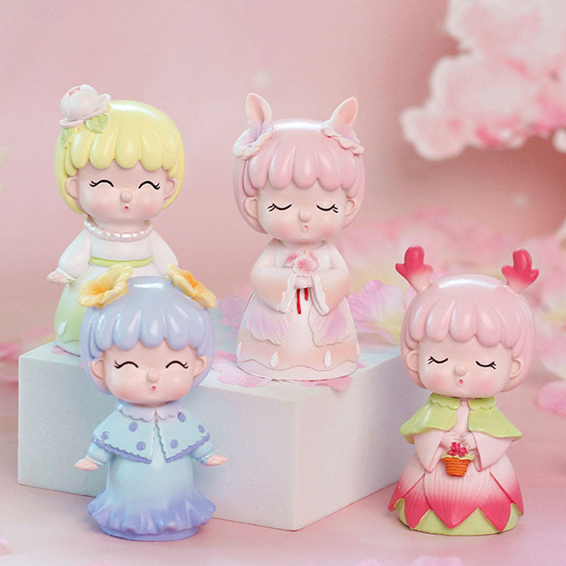 花仙子娃娃系列盲盒女孩2022网红新款女生版树脂公仔摆件礼物全套