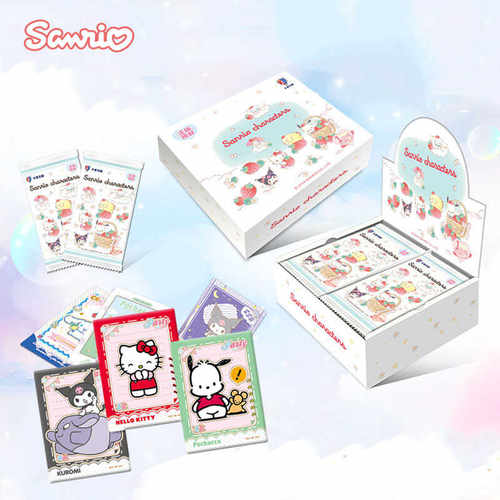 正版授权三丽鸥家族收藏卡片