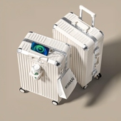 多功能行李箱拉杆箱女2026新款 28寸铝框旅行登机密码 皮箱子男小型